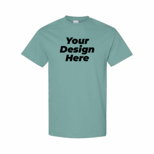 t-shirt with "your design here" on it