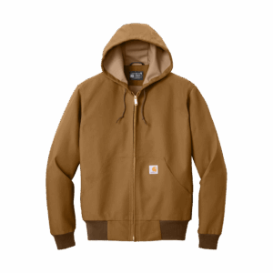 a light brown jacket