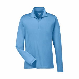 a light blue performance long sleeve
